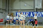 VB vs USCGA  Wheaton College Women's Volleyball vs U.S. Coast Guard Academy. - Photo by Keith Nordstrom : Wheaton, Volleyball